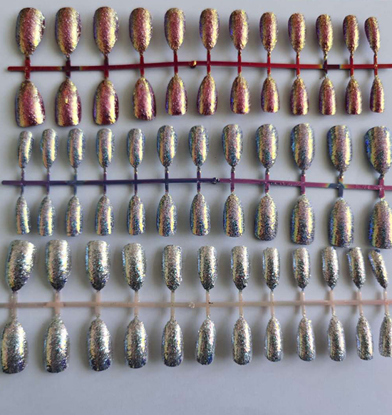 七彩星空xk镀膜电镀指甲